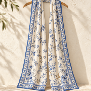 Azure Bloom Scarf